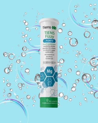 Cítíš únavu, křeče nebo špatně spíš? Možná ti chybí hořčík. TIENS Fizzy je moderní šumivý doplněk stravy s vysoce...